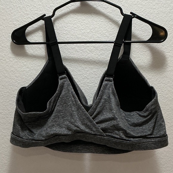 Cacique 46DD Lightly Lined Lounge Bra Gray - Picture 4 of 4
